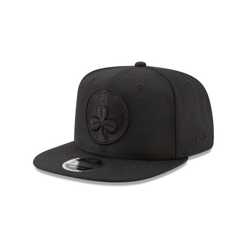 NBA Boston Celtics Black On Black High Crown 9Fifty Snapback (QZE4490) - Black New Era Caps